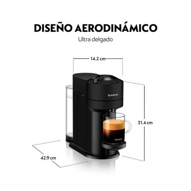CAFETERA NESPRESSO CÁPSULA VERTUO NEXT NEGRO - 6