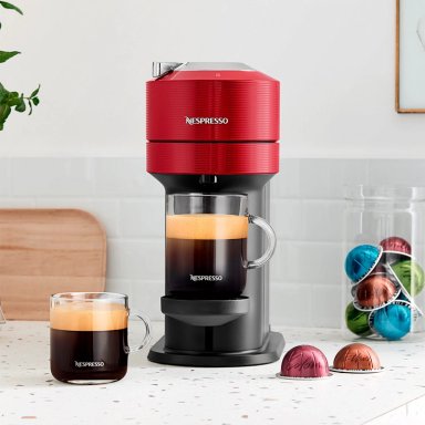 CAFETERA NESPRESSO CÁPSULA VERTUO NEXT ROJO + ESPUMADOR DE LECHE AEROCCINO 3 - 6