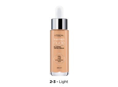 BASE DE MAQUILLAJE L'ORÉAL SÉRUM TRUE MATCH - 2.3 LIGHT - 1