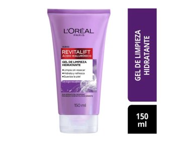 LIMPIADOR FACIAL LOREAL GEL HIDRATANTE DERMO EXPERTISE REVITALIFT ÁCIDO HIALURÓNICO 150 ML - 1