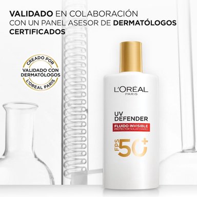 PROTECTOR SOLAR FACIAL LOREAL ANTIEDAD DERMO EXPERTISE UV DEFENDER FLUIDO INVISIBLE SPF 50 40 ML - 4