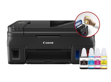IMPRESORA MULTINFUNCIONAL CANON INYECCIÓN TINTA G-4110 WIFI ADF - 2