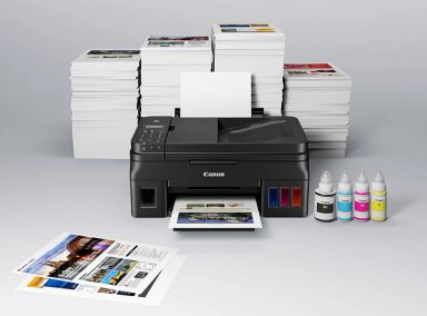 IMPRESORA MULTINFUNCIONAL CANON INYECCIÓN TINTA G-4110 WIFI ADF - 7