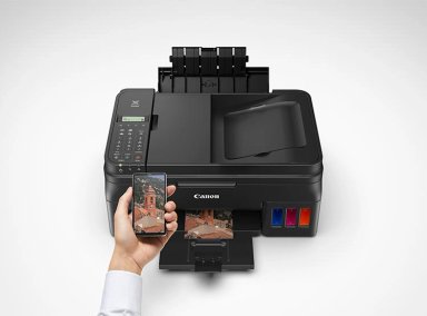 IMPRESORA MULTINFUNCIONAL CANON INYECCIÓN TINTA G-4110 WIFI ADF - 8