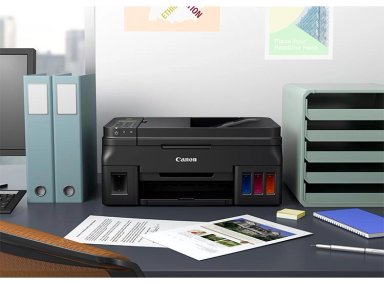 IMPRESORA MULTINFUNCIONAL CANON INYECCIÓN TINTA G-4110 WIFI ADF - 10