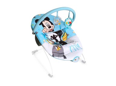 SILLA NIDO VIBRACIÓN MICKEY MOUSE BARRA DE JUGUETES DISNEY - 1