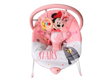 SILLA NIDO VIBRACIÓN MINNIE MOUSE BARRA DE JUGUETES DISNEY - 2