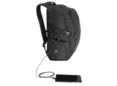 MOCHILA HEAD TITAN USB NEGRO - 9