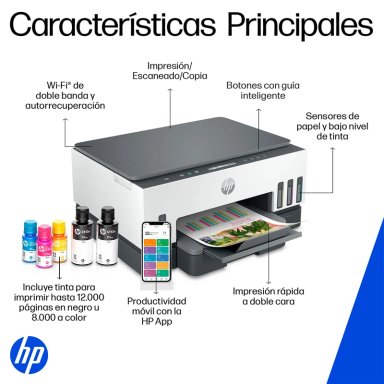 IMPRESORA MULTIFUNCIONAL HP SMART TANK 720 WIFI DUPLEX - 5