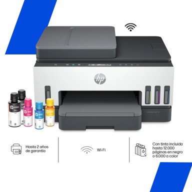 IMPRESORA MULTIFUNCIONAL HP SMART TANK 750 WIFI DUPLEX ADF - 1