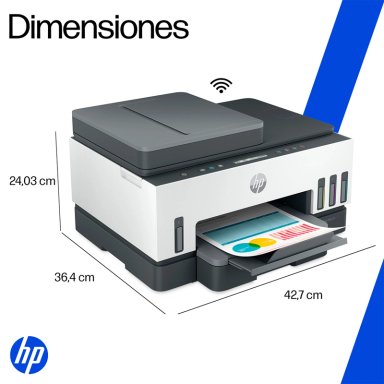 IMPRESORA MULTIFUNCIONAL HP SMART TANK 750 WIFI DUPLEX ADF - 9
