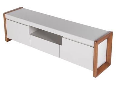 RACK PARA TV 70 PULGADAS BRISTOL DECOCASA OFF WHITE FOSCO BLANCO - 2