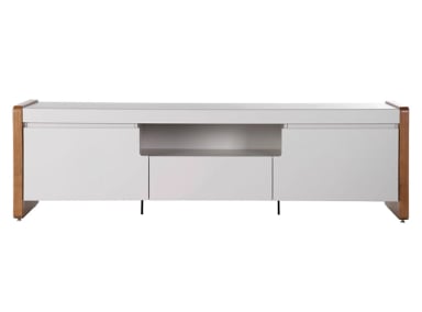 RACK PARA TV 70 PULGADAS BRISTOL DECOCASA OFF WHITE FOSCO BLANCO - 1