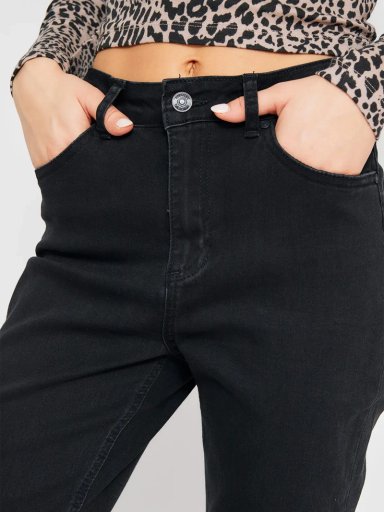 JEANS MUJER INDEX ALGODÓN FLARE TIRO MEDIO - 4