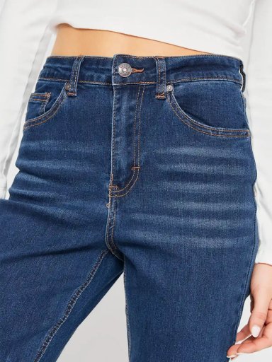 JEANS MUJER INDEX ALGODÓN FLARE TIRO MEDIO - 4