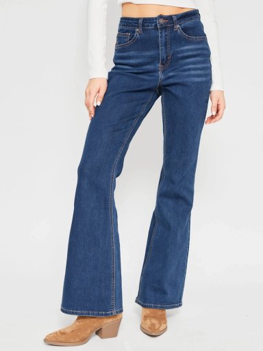 JEANS MUJER INDEX ALGODÓN FLARE TIRO MEDIO - 2