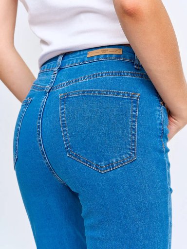 JEANS MUJER INDEX ALGODÓN FLARE TIRO MEDIO - 5