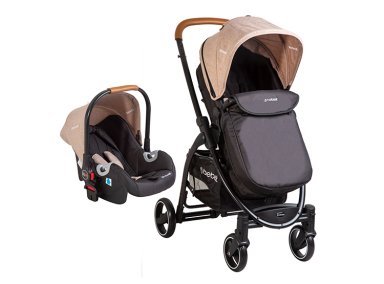 COCHE CUNA TRAVEL SYSTEM BEBE FÉNIX BEIGE BEBESIT - 2