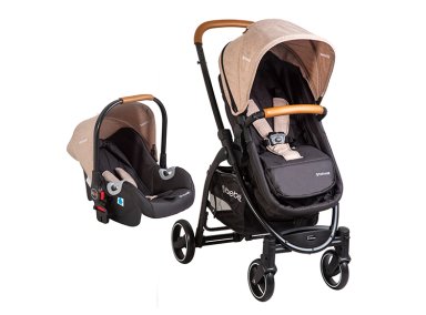COCHE CUNA TRAVEL SYSTEM BEBE FÉNIX BEIGE BEBESIT - 1