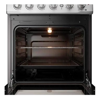 COCINA A GAS FENSA F2808 T 4 PLATOS GRILL GRIS - 5