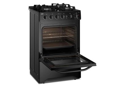 COCINA A GAS FENSA F3000 BT 4 PLATOS GRILL NEGRO - 3