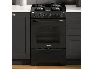COCINA A GAS FENSA F3000 BT 4 PLATOS GRILL NEGRO - 6