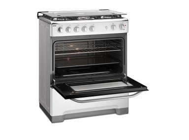 COCINA A GAS FENSA F5500 T 5 PLATOS GRILL GRIS - 3