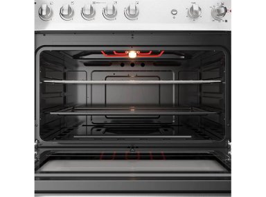 COCINA A GAS FENSA F5500 T 5 PLATOS GRILL GRIS - 4