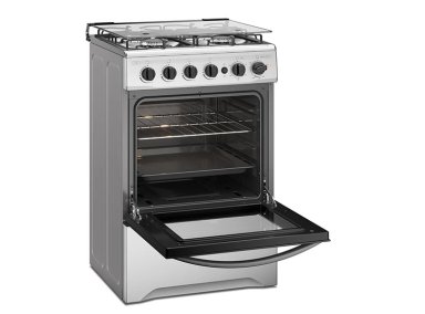 COCINA A GAS MADEMSA M785 T 4 PLATOS GRILL ACERO - 3