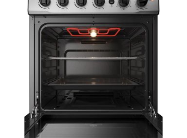 COCINA A GAS MADEMSA M785 T 4 PLATOS GRILL ACERO - 5