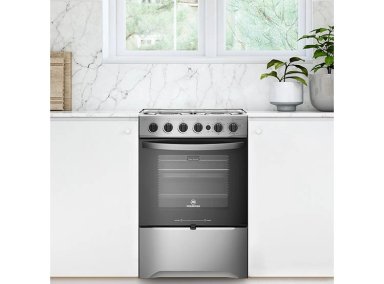 COCINA A GAS MADEMSA M785 T 4 PLATOS GRILL ACERO - 6