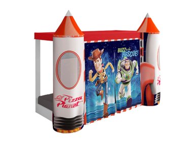 CAMA TRANSICIÓN INFANTIL DISNEY CASTILLO TOY STORY - 1