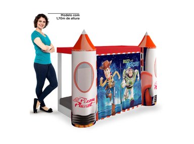 CAMA TRANSICIÓN INFANTIL DISNEY CASTILLO TOY STORY - 4