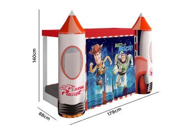 CAMA TRANSICIÓN INFANTIL DISNEY CASTILLO TOY STORY - 6
