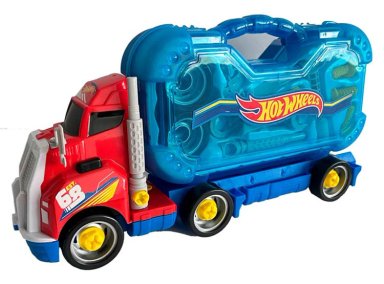 AUTO ESCALA HOT WHEELS CAMIÓN CON HERRAMIENTAS LUCES Y SONIDO - 1