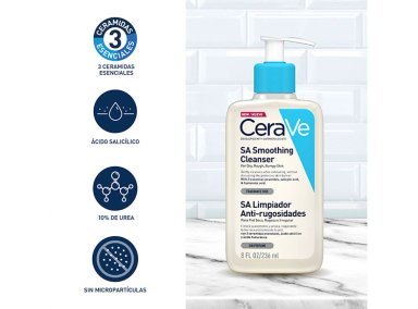 LIMPIADOR FACIAL CERAVE SMOOTHING CLEANSER 473 ML - 4