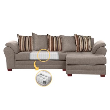 SOFÁ SECCIONAL LIVING FACTORY MUSTANG DERECHO 5 CUERPOS LINO - 3