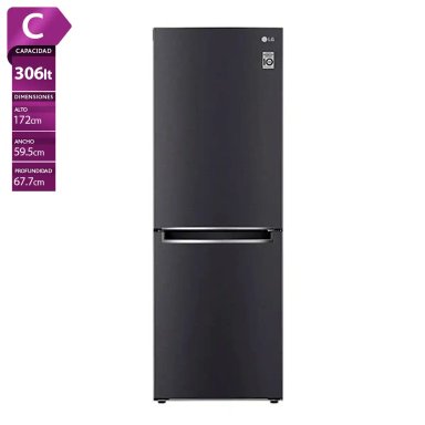 REFRIGERADOR LG BOTTOM FREEZER NO FROST 306 L DOOR COOLING GB33BPT - 1