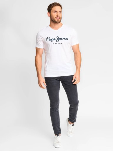 POLERA HOMBRE PEPE JEANS MANGA CORTA CUELLO V - 4