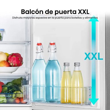 REFRIGERADOR BOTTOM FREEZER HISENSE RD-22DC 165L FRIO DIRECTO ACERO - 8
