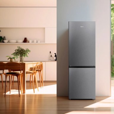 REFRIGERADOR BOTTOM FREEZER HISENSE RD-22DC 165L FRIO DIRECTO ACERO - 10