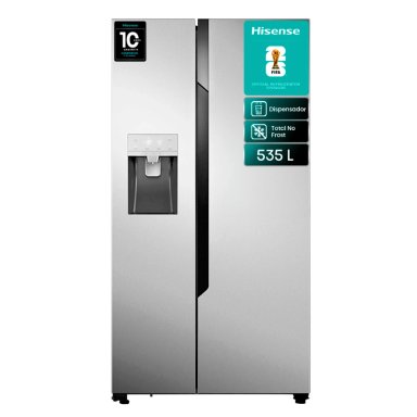 REFRIGERADOR SIDE BY SIDE HISENSE RC-70WS 535L NO FROST ACERO - 2