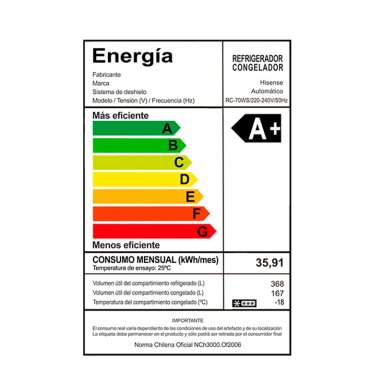 REFRIGERADOR SIDE BY SIDE HISENSE RC-70WS 535L NO FROST ACERO - 13