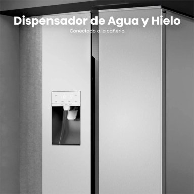 REFRIGERADOR SIDE BY SIDE HISENSE RC-70WS 535L NO FROST ACERO - 8