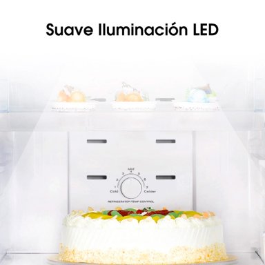REFRIGERADOR TOP FREEZER HISENSE RD-27DR 205L FRIO DIRECTO PLATA - 8