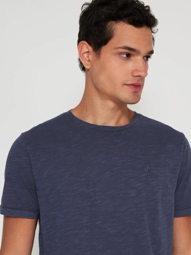 POLERA HOMBRE ROBERT LEWIS ALGODÓN CUELLO REDONDO MANGA CORTA - 3