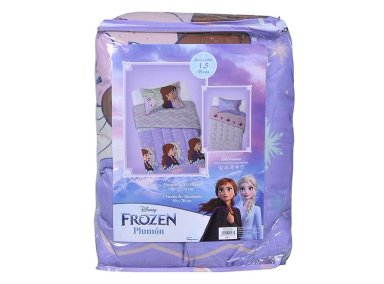 PLUMÓN DISNEY FROZEN EXPLORE 1.5 PLAZAS LILA ESTAMPADO - 4