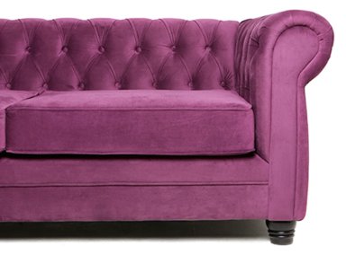 SOFÁ BARRA DESIGN CHESTERFIELD VELVET 3 CUERPOS FELPA - 3