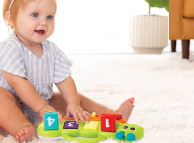 JUGUETE INTERACTIVO ESTIMULACIÓN INFANTINO CUNCUNA LIGHT SOUND POP BUDDY VERDE - 3