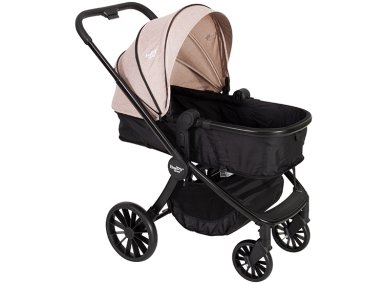 COCHE TRAVEL SYSTEM BABY WAY 3 EN 1 NEGRO - 4